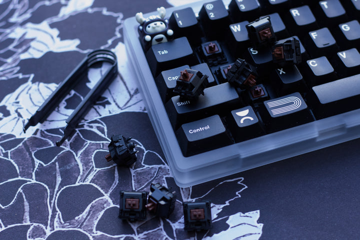 Cherry - Keyboard Switches - Cherry Hyperglide - MX Brown Tactile Switches - Keebz N Cables