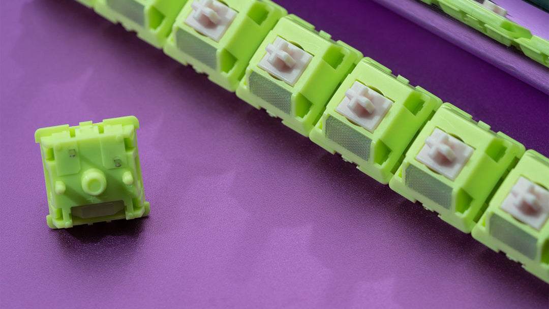 Chilkey - Keyboard Switches - Chilkey PAW65 Series - Sprout Green Tactile Switches - Keebz N Cables