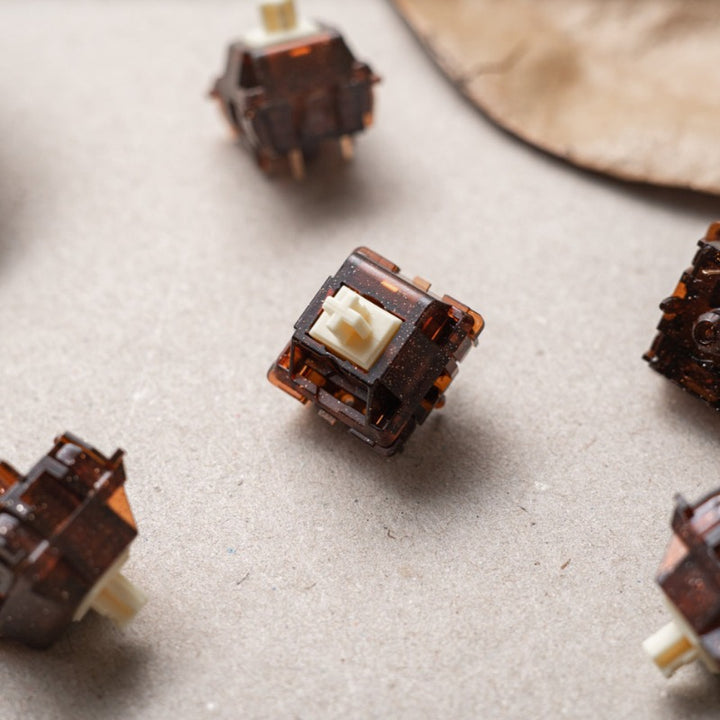 Dangkeebs - Keyboard Switches - DK Roastery - Iced Latte Linear Switches - Keebz N Cables