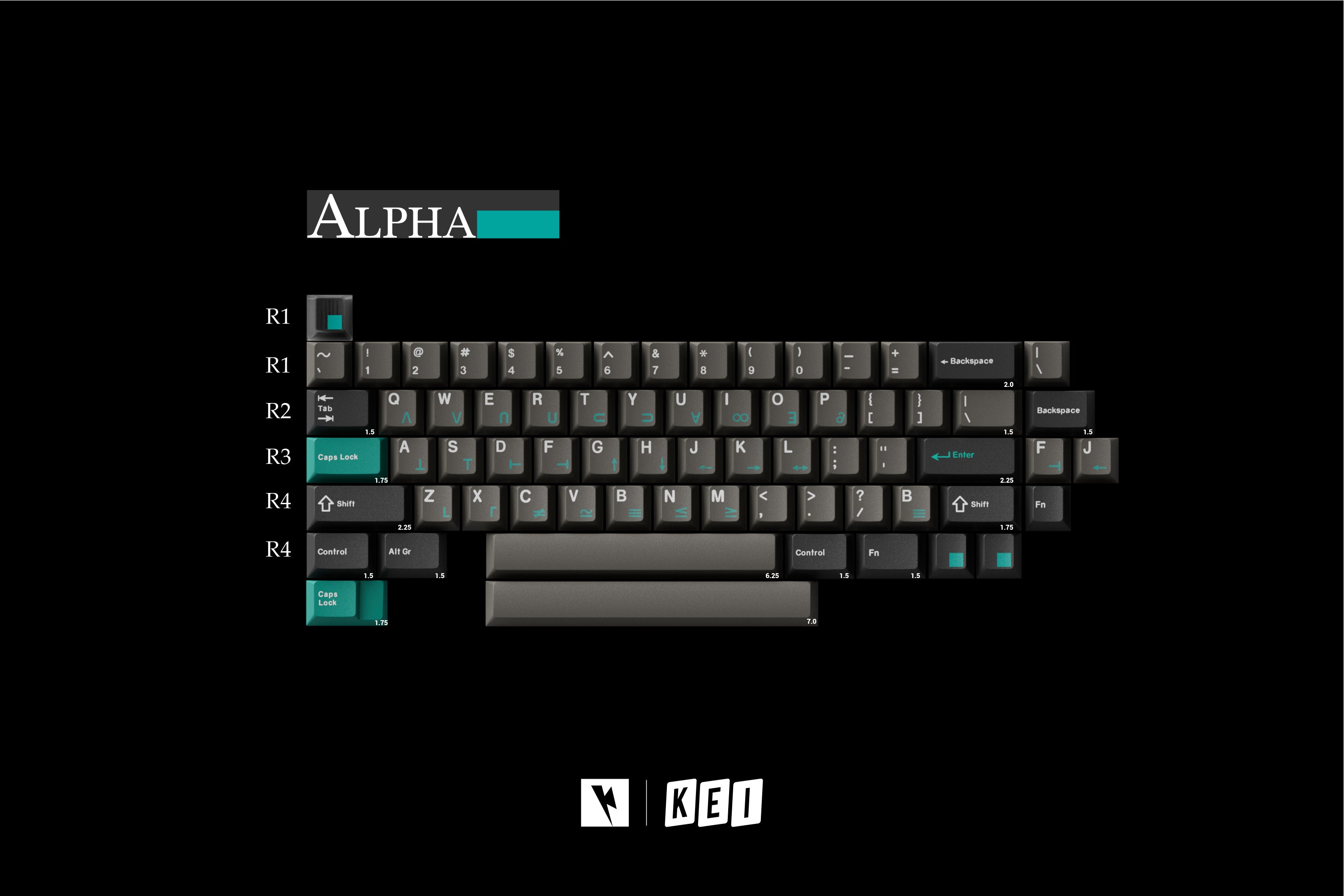 y*i様 Capsule 65 keykobo Dolch Y3 Linear Keykobo Dolch Cadet Keycaps (China Warehouse Stock) Keebz N Cables