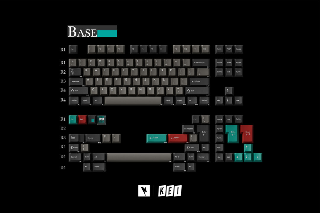 Keykobo - Keycaps - [Group-buy] Keykobo Dolch Cadet Keycaps - Keebz N Cables