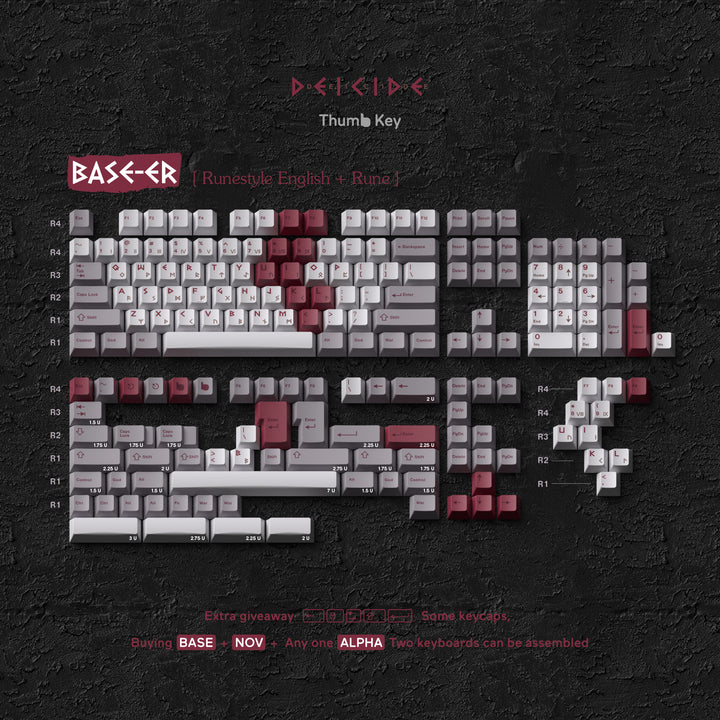 Domikey - Keycaps - [Group-buy] Domikey Deicide Keycaps - Keebz N Cables
