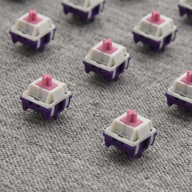 HMX - Keyboard Switches - Unikeys x HMX Purple Dawn Linear Switches - Keebz N Cables