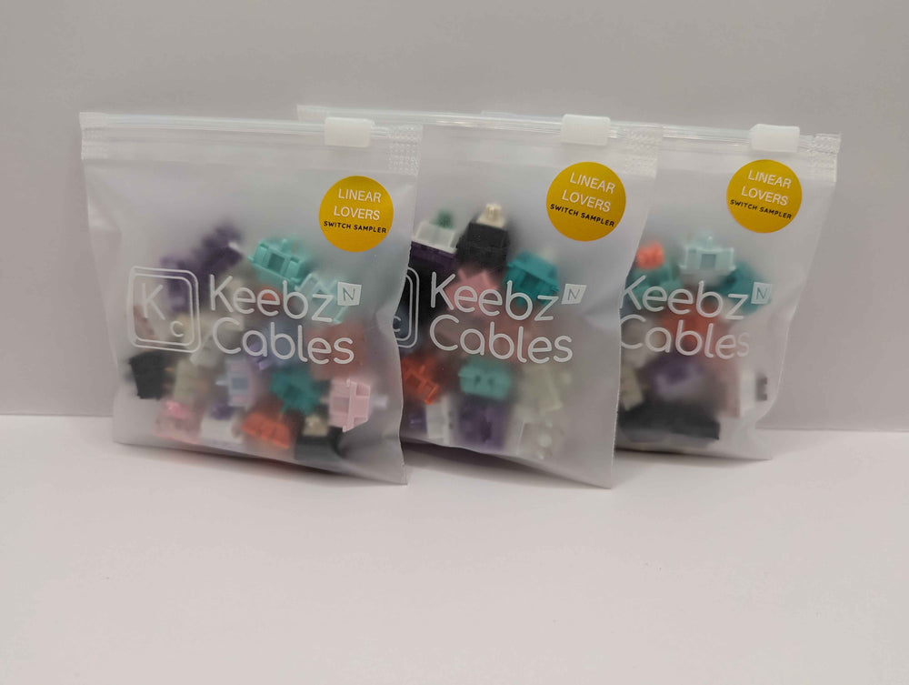 Keebz N Cables - Keyboard Switches - Linear Lovers Switch Sampler - 9th Edition - Keebz N Cables