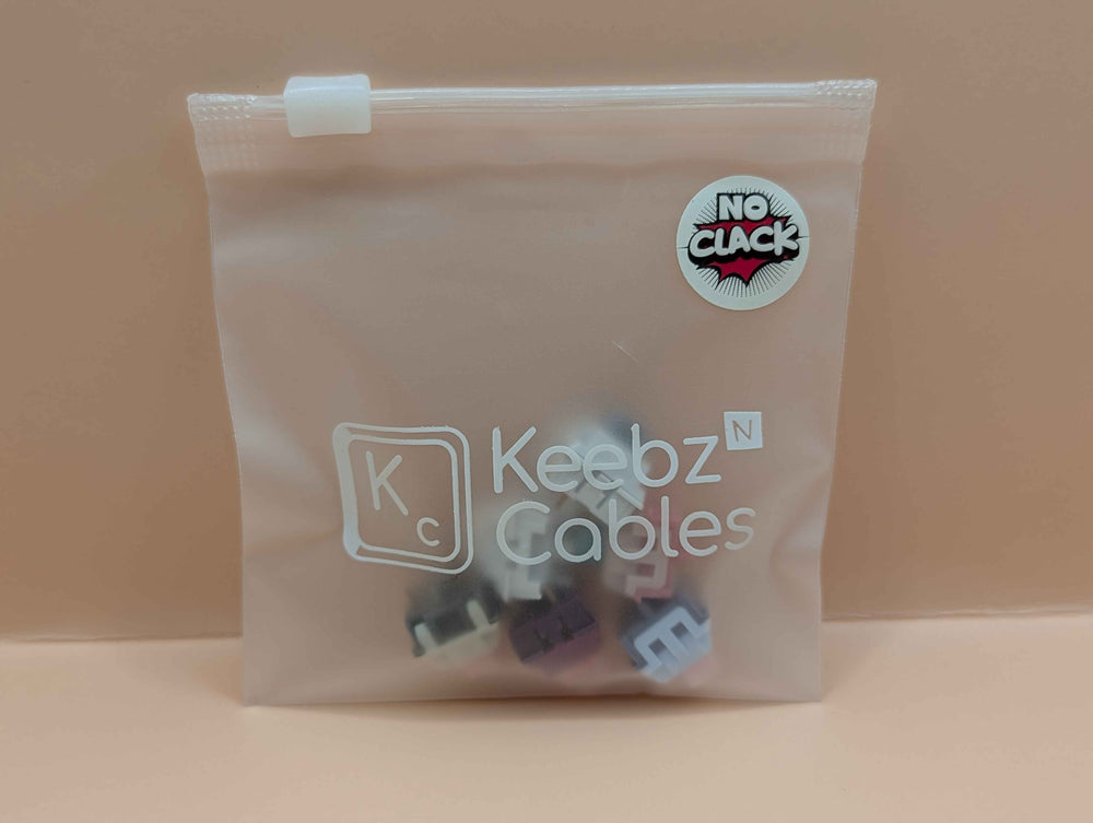 Keebz N Cables - Keyboard Switches - No Clack Silent Switch Sampler - 2nd Edition - Keebz N Cables