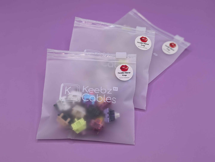 Keebz N Cables - Keyboard Switches - Tactile Thirst Trap Switch Sampler - 8th Edition - Keebz N Cables