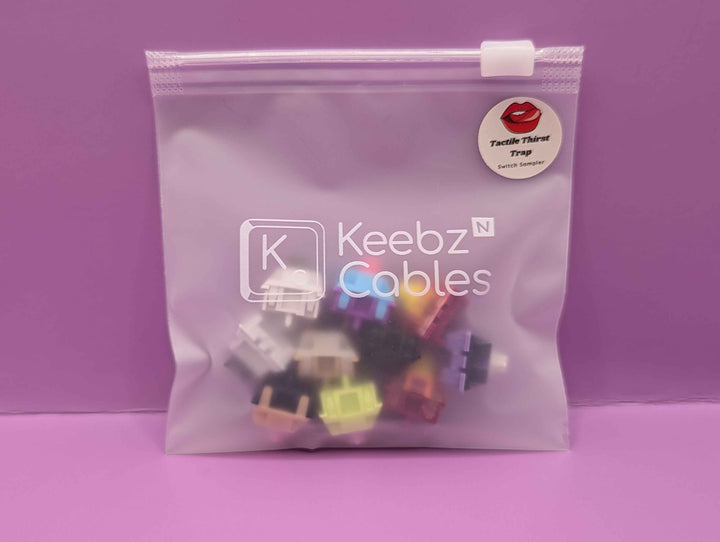 Keebz N Cables - Keyboard Switches - Tactile Thirst Trap Switch Sampler - 8th Edition - Keebz N Cables