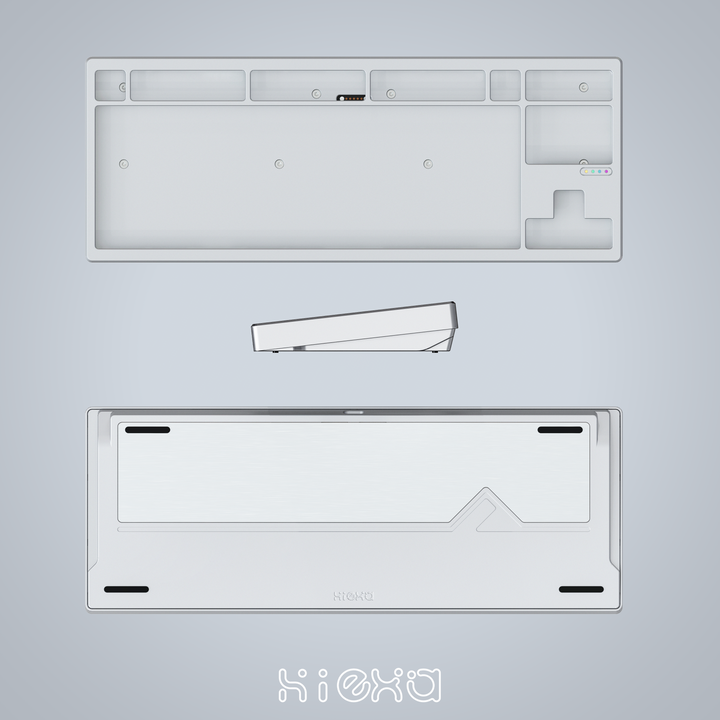 Keebz N Cables - Keyboards - [Pre-order] Hiexa V80 - Brushed PVD Weight - Keebz N Cables