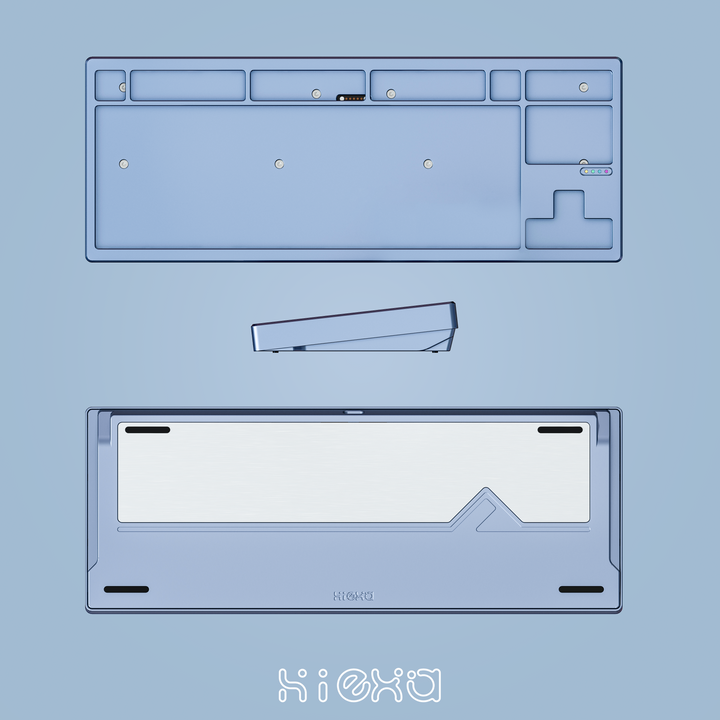 Keebz N Cables - Keyboards - [Pre-order] Hiexa V80 - Brushed PVD Weight - Keebz N Cables