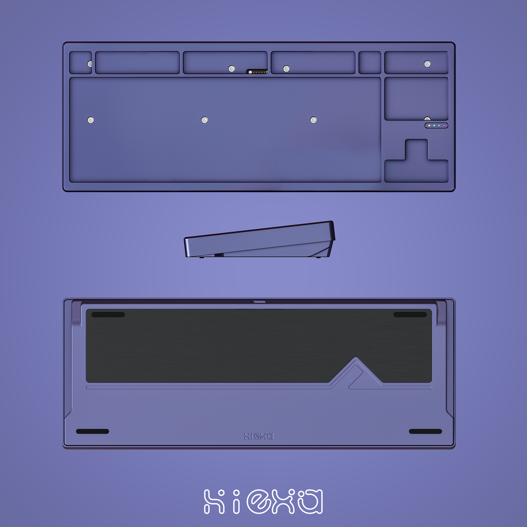 Keebz N Cables - Keyboards - [Pre-order] Hiexa V80 - Brushed PVD Weight - Keebz N Cables