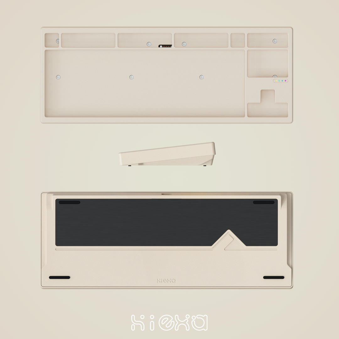 Keebz N Cables - Keyboards - [Pre-order] Hiexa V80 - Brushed PVD Weight - Keebz N Cables