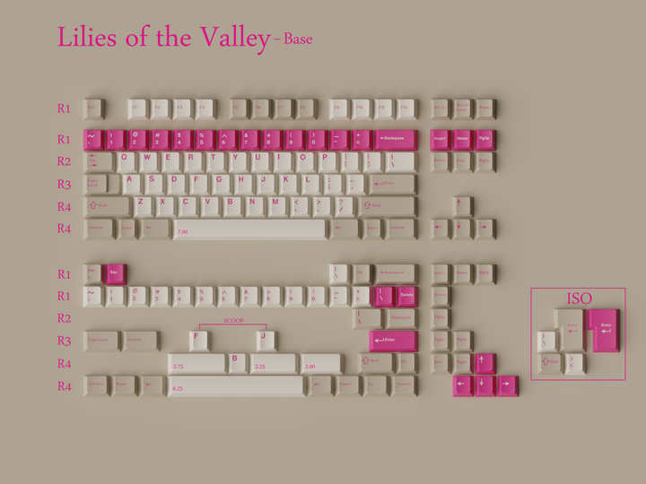 Keykobo - Keycaps - [Group-Buy] Keykobo Lilies/Lily of the Valley (LoV) - Keebz N Cables