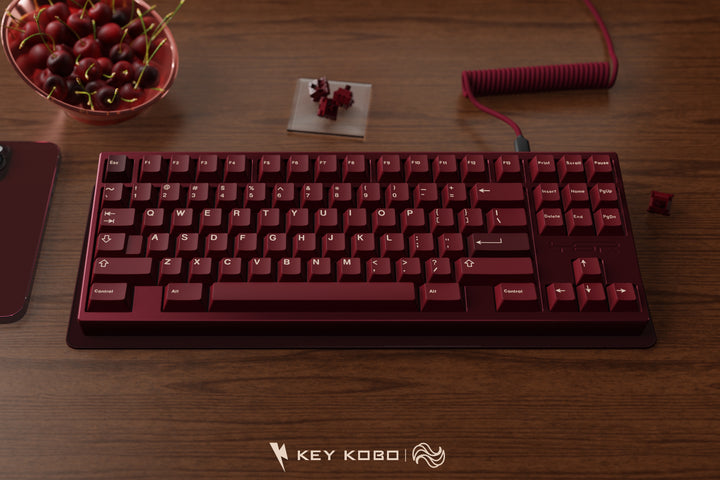 Keykobo - Keycaps - Keykobo KKB Cherries Keycaps - Keebz N Cables