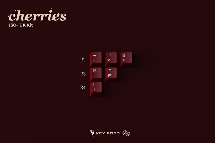 Keykobo - Keycaps - Keykobo KKB Cherries Keycaps - Keebz N Cables