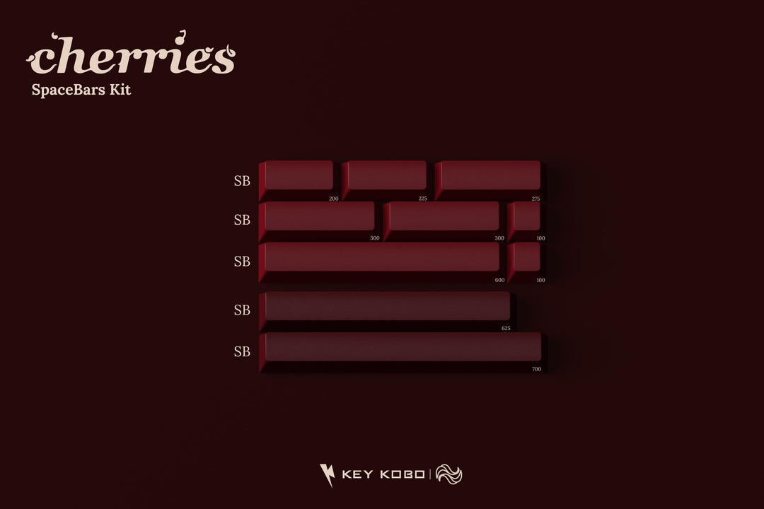 Keykobo - Keycaps - Keykobo KKB Cherries Keycaps - Keebz N Cables