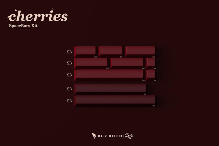 Keykobo - Keycaps - Keykobo KKB Cherries Keycaps - Keebz N Cables