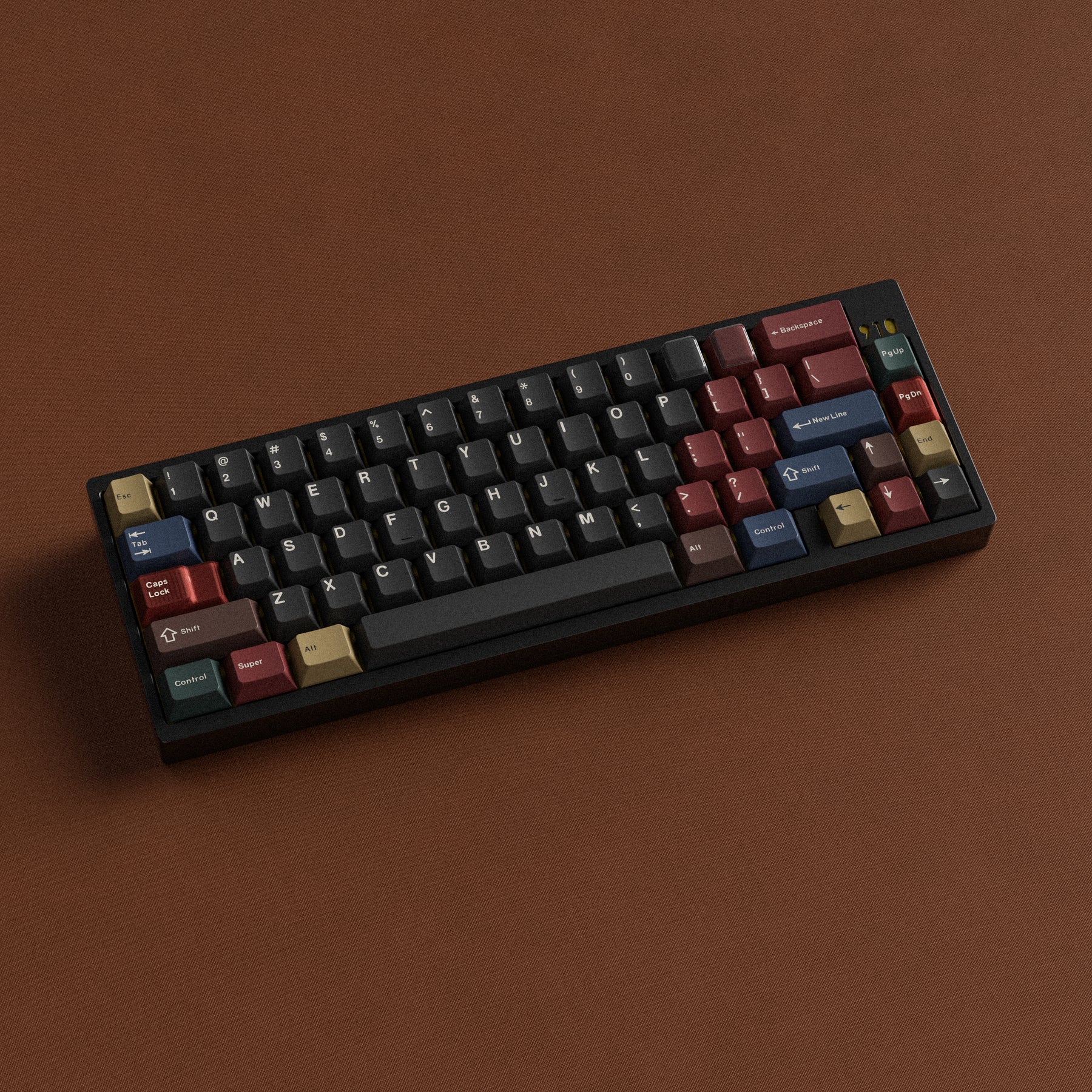 Keykobo KKB Retro Mixed Lights R2 Keycaps | Keebz N Cables