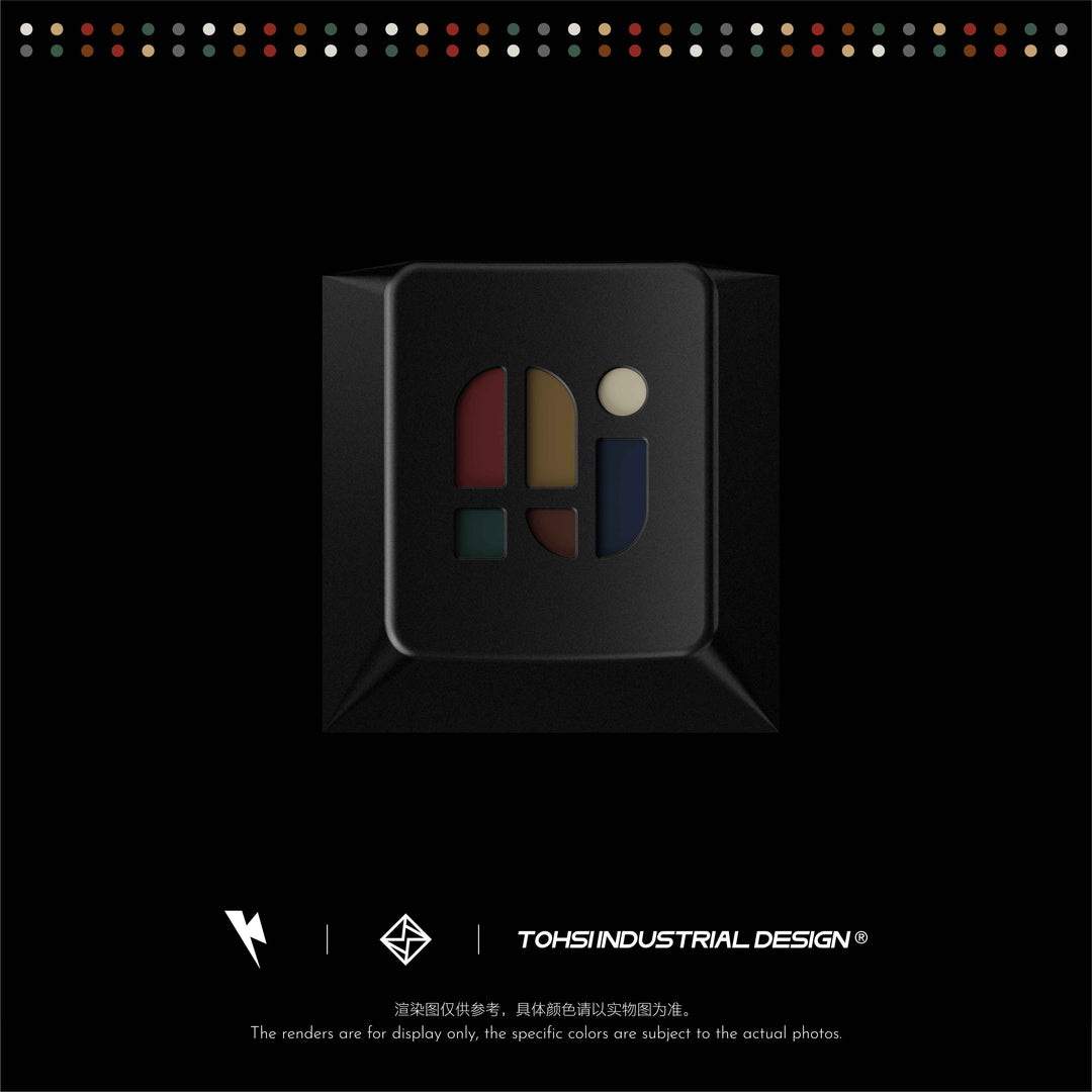 Keykobo - Keycaps - Keykobo KKB Retro Mixed Lights R2 Keycaps - Keebz N Cables