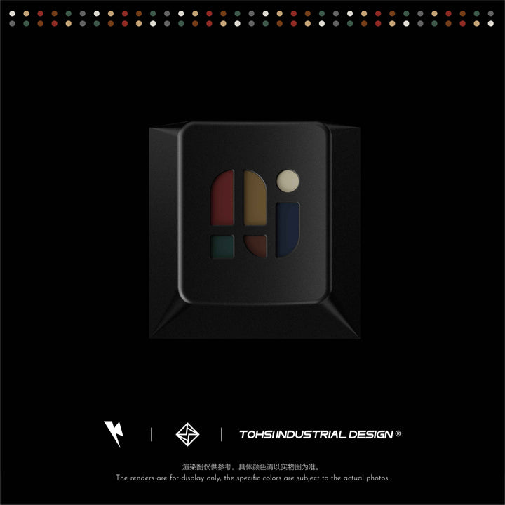 Keykobo - Keycaps - Keykobo KKB Retro Mixed Lights R2 Keycaps - Keebz N Cables