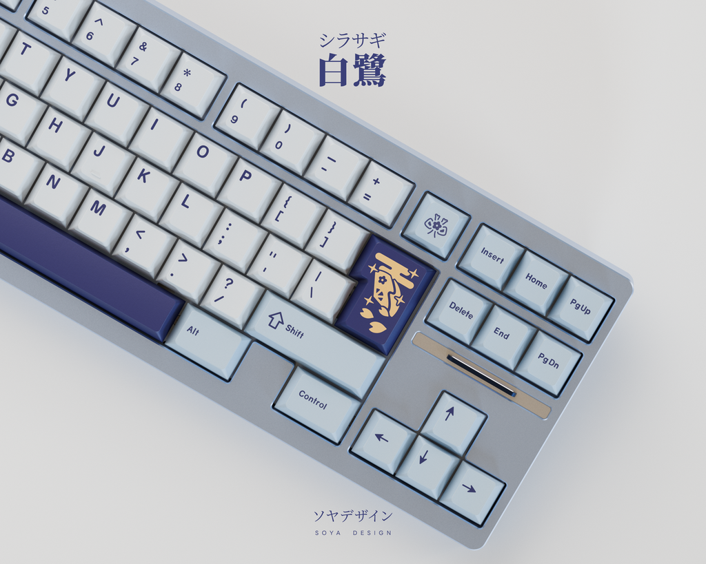 Keykobo KKB Shirasagi Keycaps - Numpad Kit Keebz N Cables