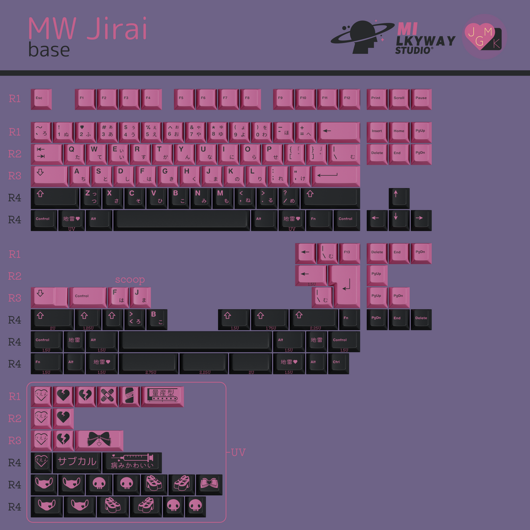 [Group-Buy] MW Jirai Keycaps