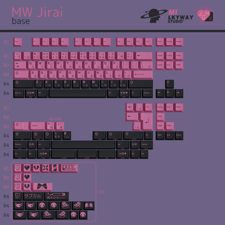 [Group-Buy] MW Jirai Keycaps