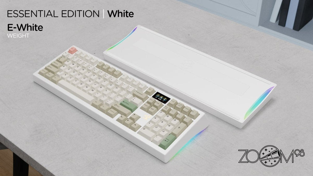 [Group-buy] Zoom98 EE Tri-mode - White (Air shipping) - Keebz N CablesKeyboard