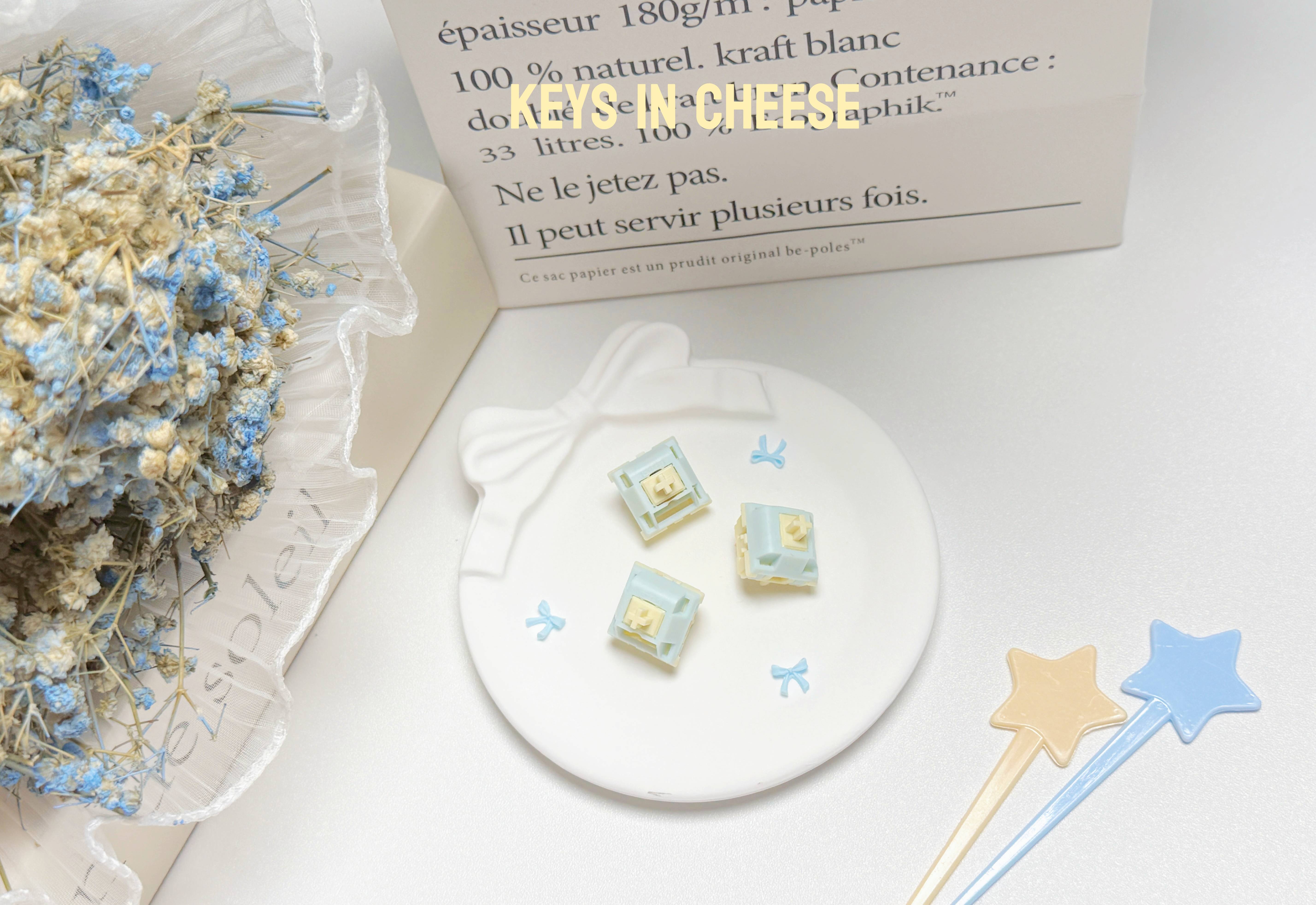 Keygeek Blue Cheese V2 Linear Switches by Keys in Cheese Studio