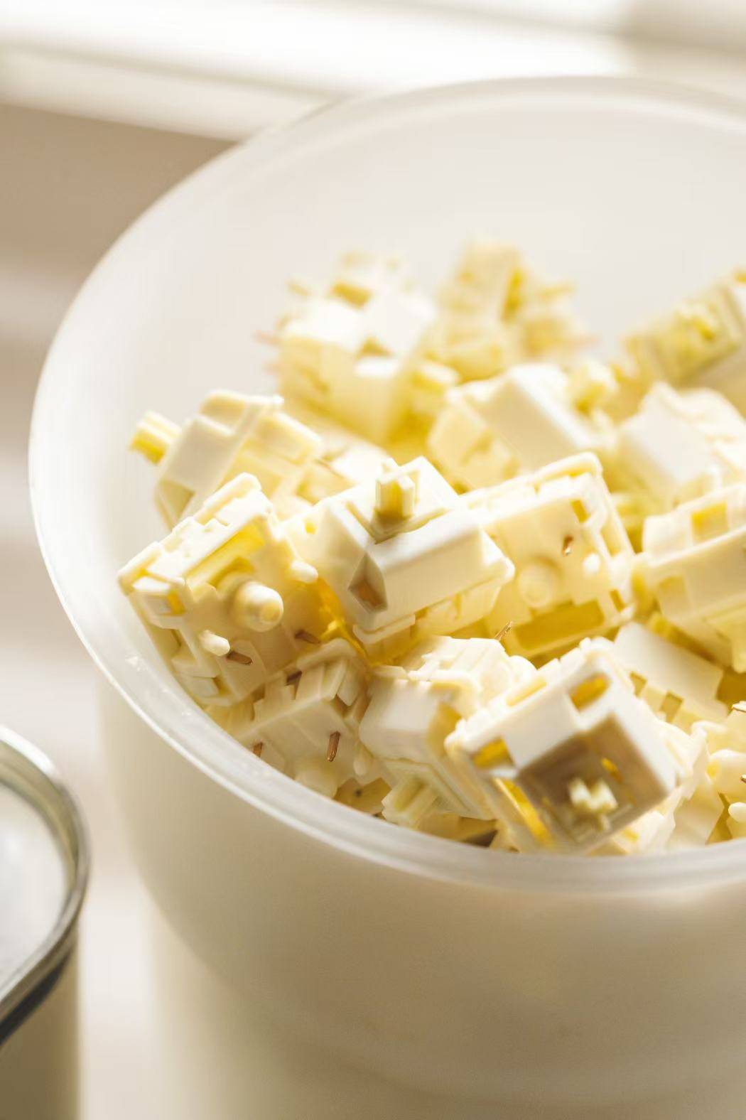 Mozzarella Cheese Tactile Switches by Keys in Cheese Studio