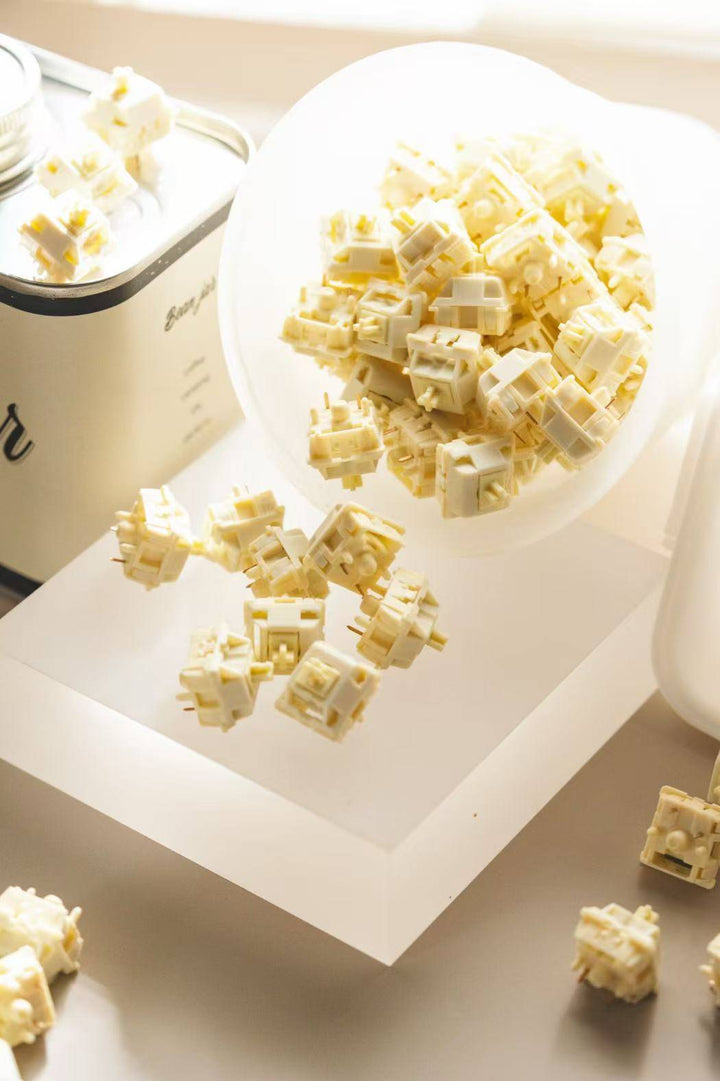 Mozzarella Cheese Tactile Switches by Keys in Cheese Studio