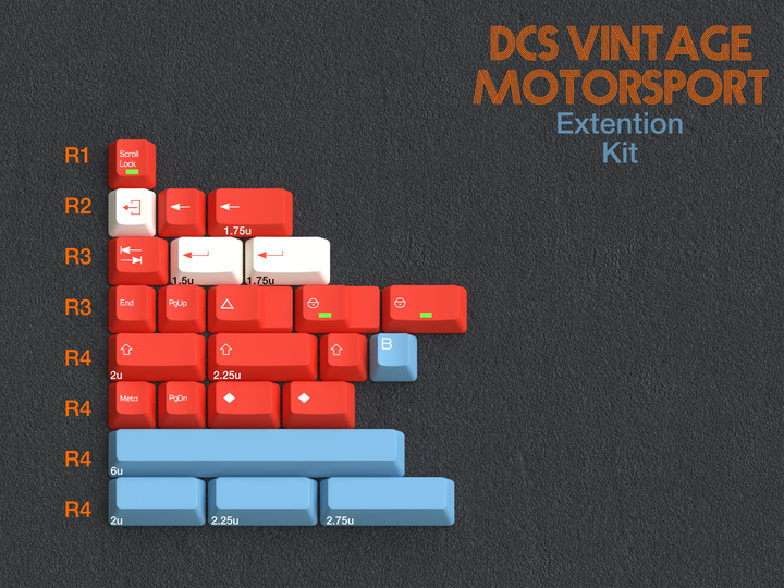 [Group-Buy] DCS Vintage Motorsport Keycaps