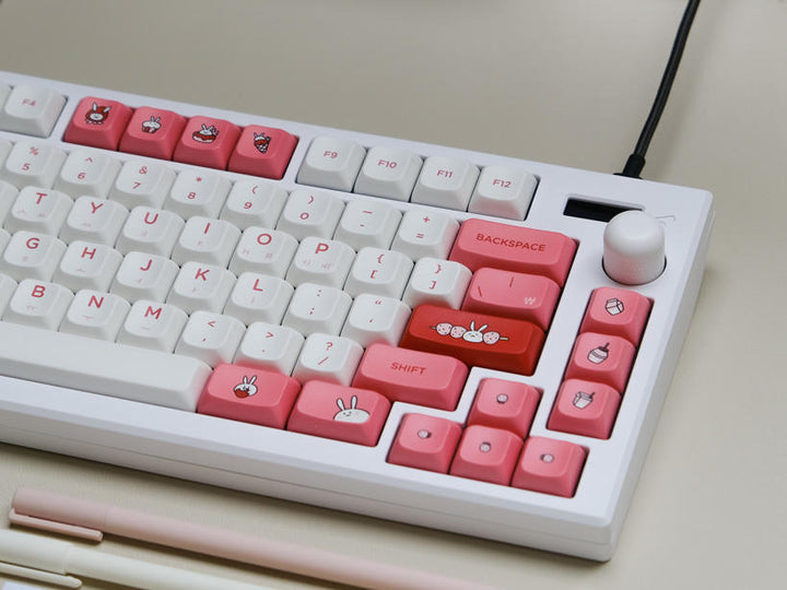 [Pre-order] PBS Strawberry Milk PBT Keycaps