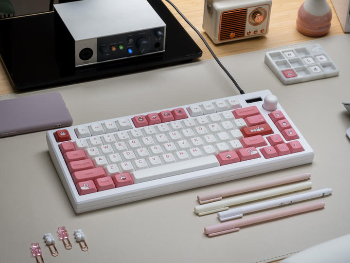 [Pre-order] PBS Strawberry Milk PBT Keycaps