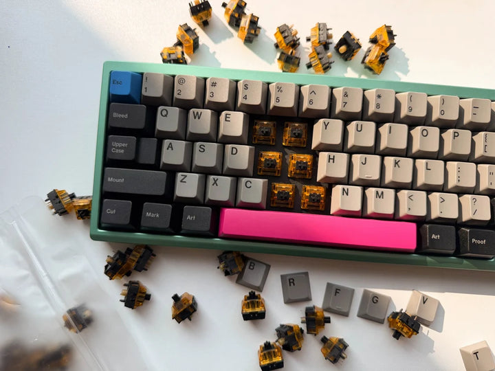 HMX x QQ PEI (Bumblebee) Linear Switches