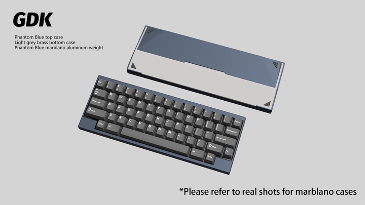 Wuque Studio - Keyboard - [Group-buy] DK1-60 Custom Keyboard Kit - Marblano Weight - Keebz N Cables