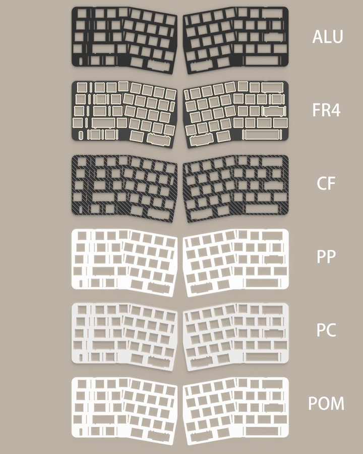 Neo - Keyboard Accessories - [Pre-order] Neo Ergo - Plates - Keebz N Cables
