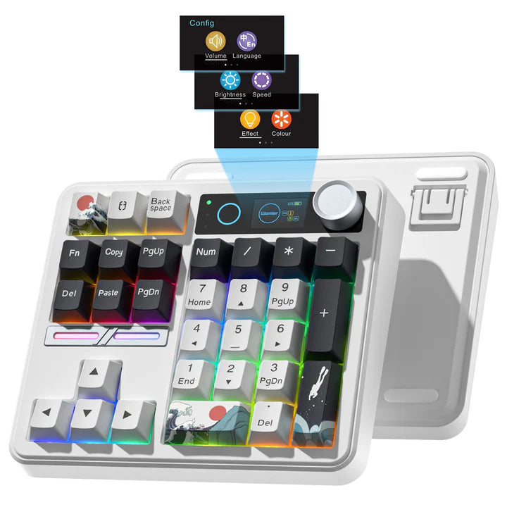 Womier SK30 Mini Wireless Pre-built Mechanical Keyboard Numpad