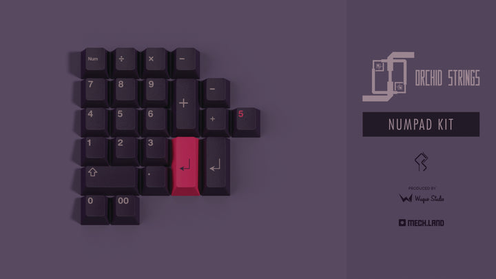 Wuque Studio - Keycaps - WS Orchid Strings Keycaps - Keebz N Cables