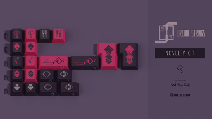 Wuque Studio - Keycaps - WS Orchid Strings Keycaps - Keebz N Cables