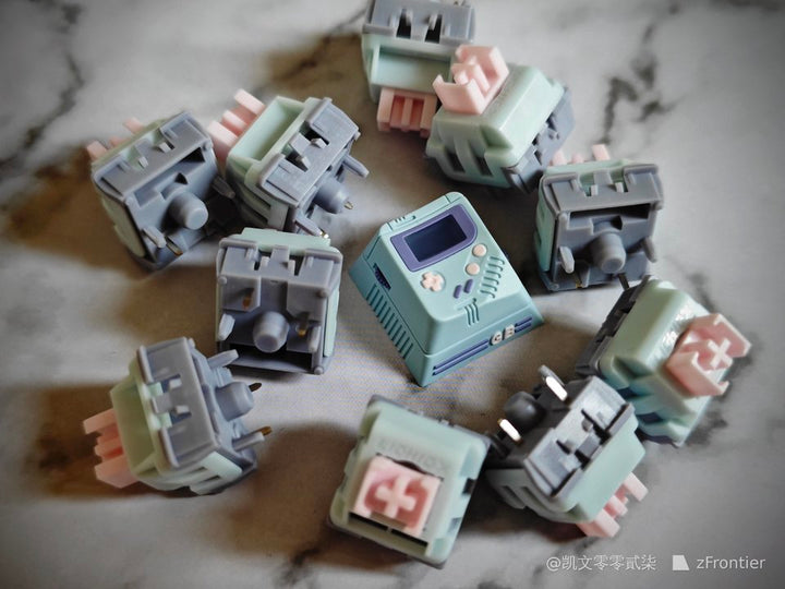 ZMKC - Keyboard Switches - ZMKC x XCJZ Pocket Game Console Artisan Keycap - LUCY Edition - Keebz N Cables
