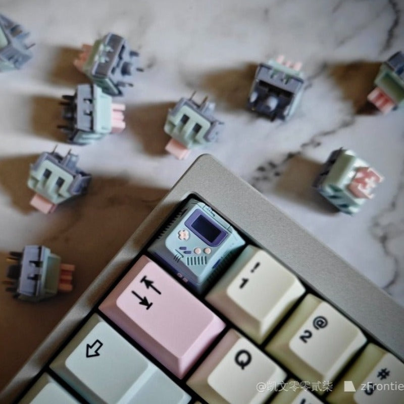 ZMKC - Keyboard Switches - ZMKC x XCJZ Pocket Game Console Artisan Keycap - LUCY Edition - Keebz N Cables