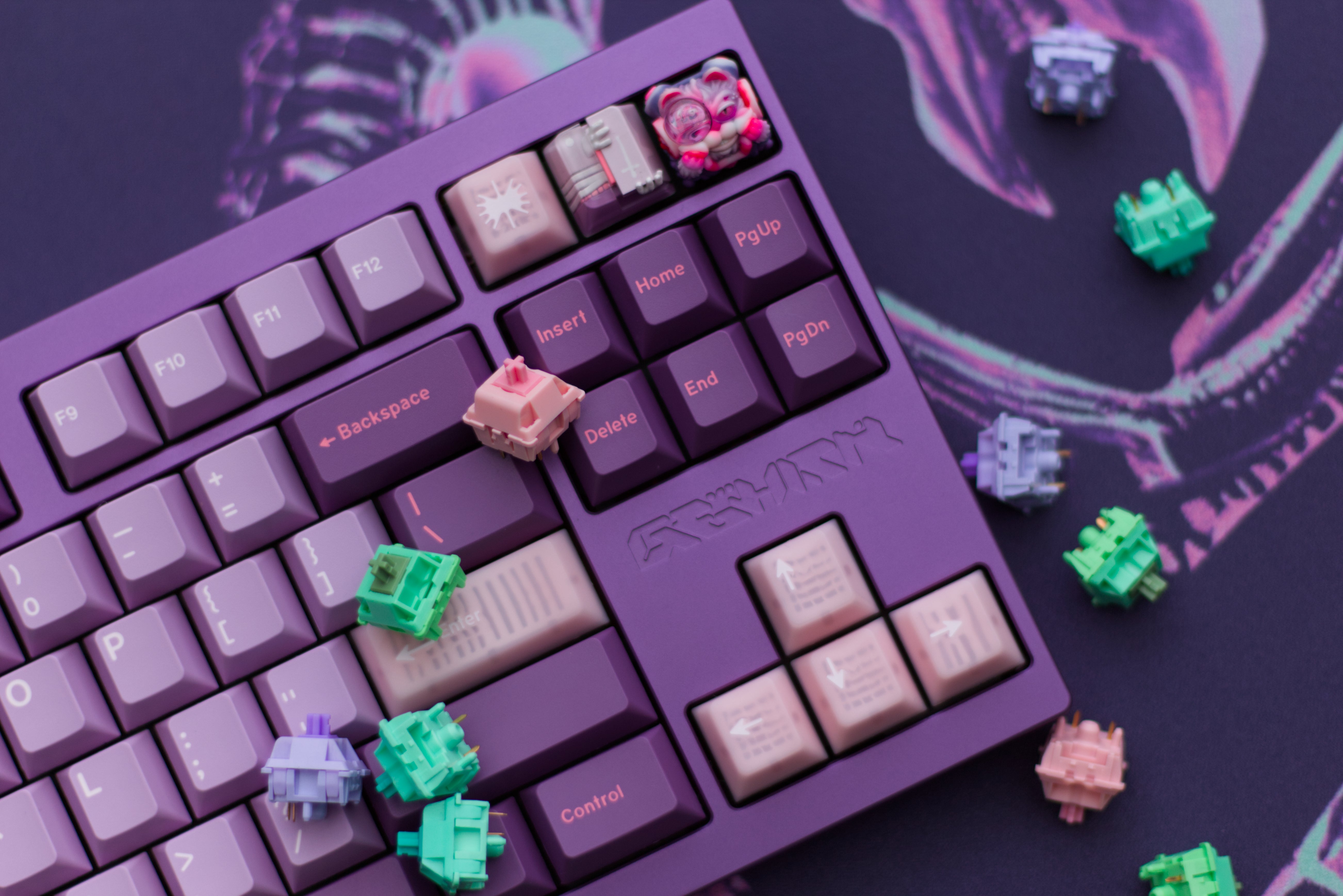 BSUN x Zuoce Studio ラベンダー リニア スイッチ Keebz N Cables