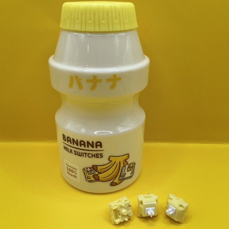 Banana Milk Switches - Tactile - Keebz N CablesKeyboard Switches