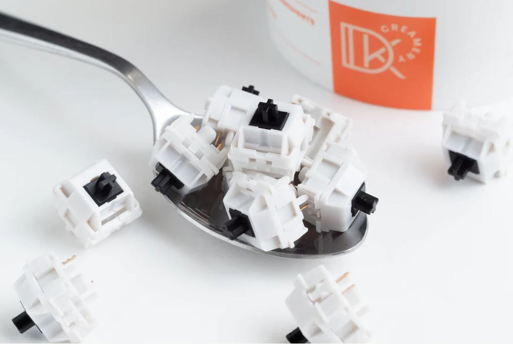 DK Creamery - Cookies n' Cream Tactile Switches - Keebz N CablesKeyboard Switches