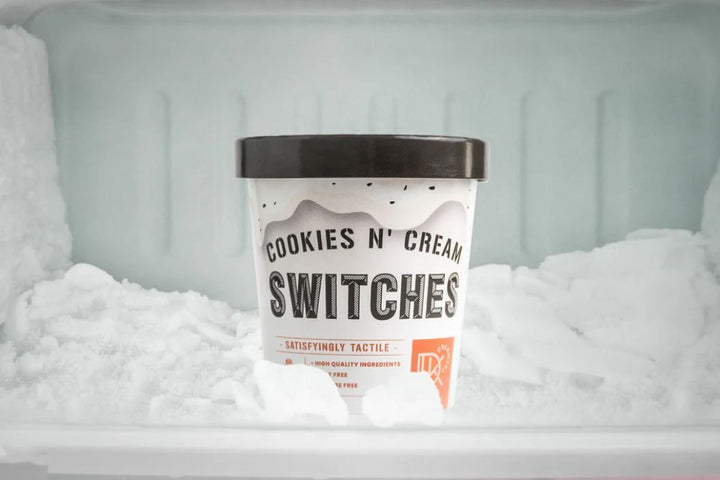 DK Creamery - Cookies n' Cream Tactile Switches - Keebz N CablesKeyboard Switches