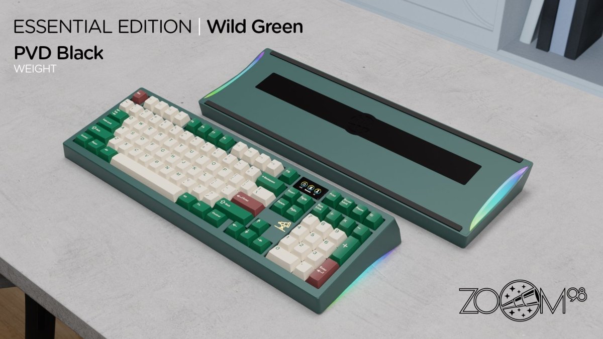 [Group-buy] Zoom98 EE Wired - Wild Green (Air shipping) - Keebz N CablesKeyboard
