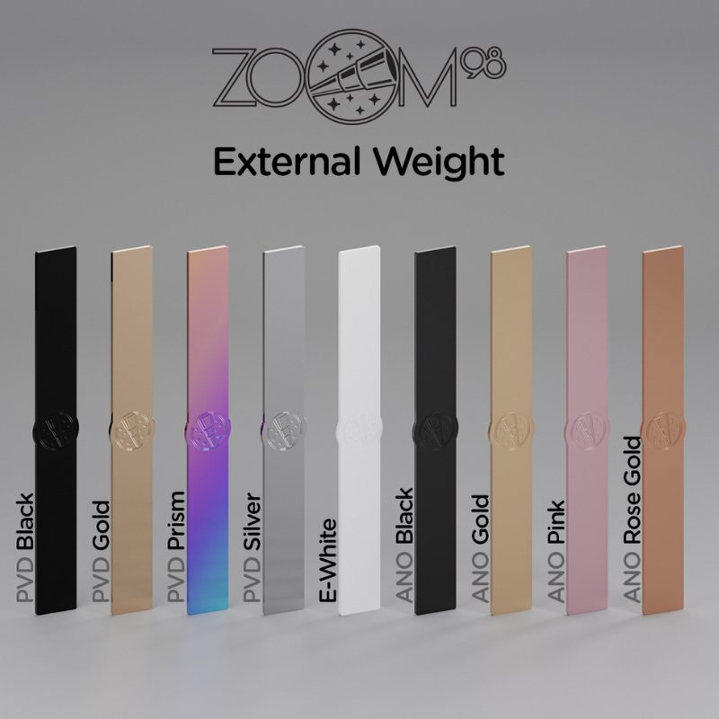 [Group-buy] Zoom98 - External Weights (Sea shipping) - Keebz N CablesKeyboard Parts