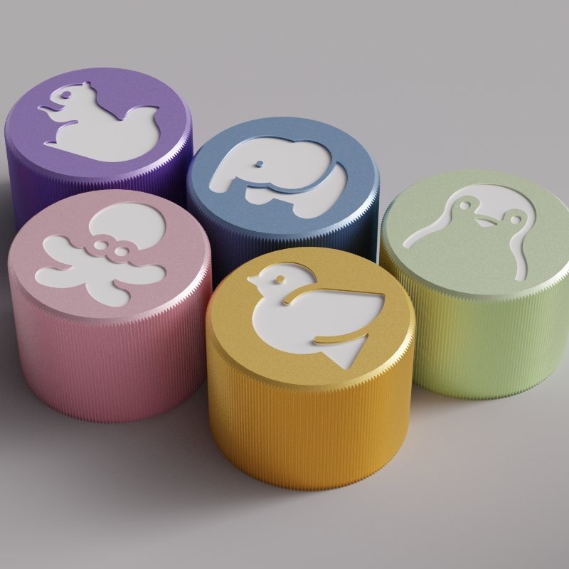 [Pre-order] ZoomPad - Spinny Friends Knobs - Keebz N CablesKeyboards