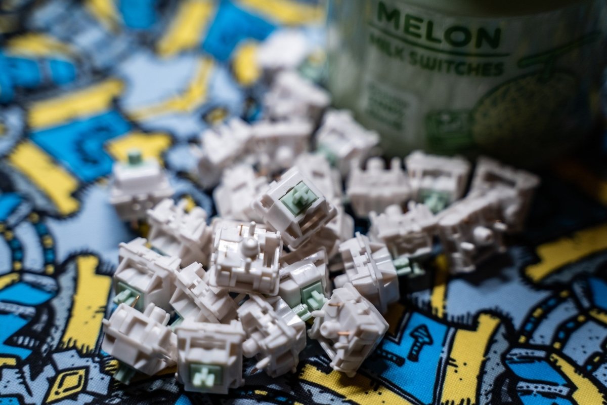 Melon Milk Switches - Linear - Keebz N CablesKeyboard Switches