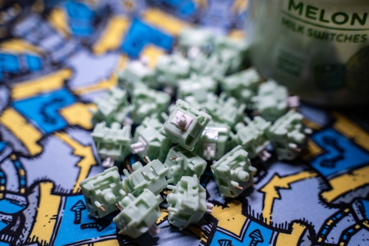 Melon Milk Switches - Tactile - Keebz N CablesKeyboard Switches